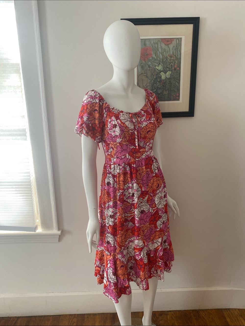 {Japna} Floral Midi Dress